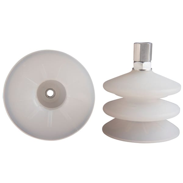 Fipa Bellows vacuum cup diam. 88 mm, Silicone transparent 20.088.124.2 - main